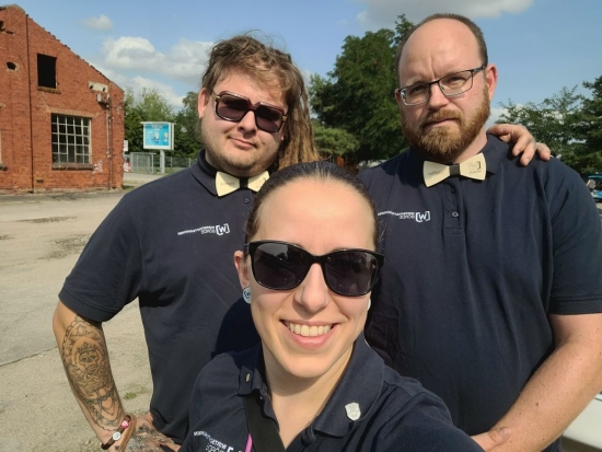 Preview: Fliege Natur mit individueller Gravur - Foto, Logo oder Schrift